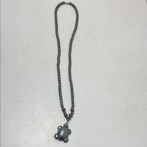 Hematite Turtle Necklace -new